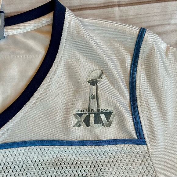 Reebok Green Bay Packers Super Bowl NFL football White Jersey Matthews 5… - Picture 3 of 11